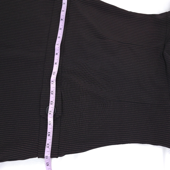 View Red Pin stripe mini dress made in the usa - Picture 10 of 16